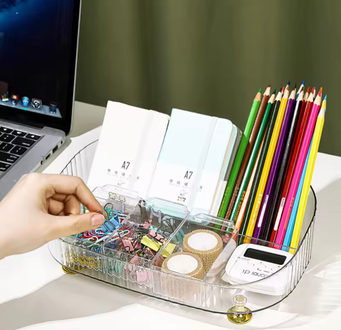 Large Capacity Makeup Perfume Organizer, Transparent Anti Slip Countertop Organizer With Stand, Cosmetics Desktop Storage Box Large Capacity Makeup Perfume Organizer, Transparent Anti Slip Countertop Organizer With Stand, Cosmetics Desktop Storage Box